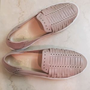 Vince Camuto woven leather skate sneakers